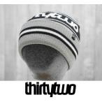 24 ThirtyTwo DOUBLE BEANIE - BLACK/GREY - внутренний стандартный товар сноуборд Beanie вязаная шапка 