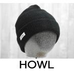 24 HOWL WAFFLE BEANIE - BLACK - внутренний стандартный товар сноуборд Beanie вязаная шапка 