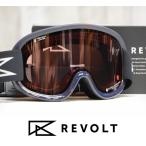 25 REVOLT 調光レンズ ゴーグル SUPER LIGHT FRAME - Welle / Black×White - Pink Polarized / Clear Photochromic 偏光 ジャパンフィット 国内正規品