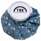 〔10個セット〕氷のう 花柄水色 T-IB-P1-10p