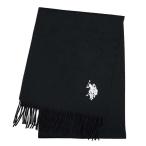 U.S. POLO You e spo ro muffler черный × белый USPA-2007 901615