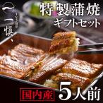 ショッピングうなぎ 父の日 母の日 魚介 父の日 惣菜 国産 鰻 うなぎ割烹 一愼 蒲焼き 5人前 セット ギフト 魚 一慎 誕生日プレゼント 祖父 祖母 50代 60代 70代 男性 女性