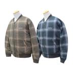 全2色【BLUCO/ブルコ】2025AW「Ombre Check Bomber Jacket/オンブレチェックボンバージャケット」(157-31-039)(アンクラウド/アメカジ/ハーレー/ウルフパック)