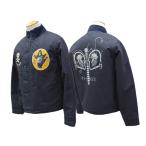 【FREE WHEELERS/フリーホイーラーズ】2025FW「CIVILIAN DECK JACKET”KNUCKLE on AAF 90thBG 400thBSQ”/シビリアンデッキジャケット」(2531004)