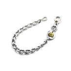 [HWZN BROSS]×[CxTxM]×[WOLF PACK][ Thunder крюк tsui ste do цепочка для бумажника ~WP Skull медаль ~](Silver925×Brass)( аксессуары / подарок )