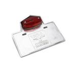 【HWZN BROSS/ハウゼンブロス】「Hood Lite Metal Plate/フードライトメタルプレート」(Lucas/ルーカス/FMA/ナンバーホルダー/ハーレー/カスタム/ウルフパック)