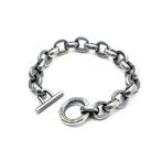 [Jango/ Jean go][Bracelet-14/ браслет -14](JBR-14)(Silver925/GERUGA/ гель ga/ Harley / подарок / серебряный / аксессуары / American Casual / Wolf упаковка )