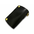 ショッピングmiddle 【Motoharu Maruyama/モトハル マルヤマ】「Middle Trucker Wallet”Type A/ミドルトラッカーウォレット”タイプA”」(手染めブラック)(アメカジ/ウルフパック)