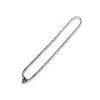 ショッピングスカル 【Peanuts&Co/ピーナッツカンパニー】「Skull Hook Necklace Chain”Square”/スカルフックネックレスチェーン”角コマ”」(62cm)(ピーナッツアンドコー)