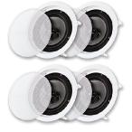 Acoustic Audio CS-IC83 потолок для 8 дюймовый динамик 2 пара упаковка 3 way домашний театр (эффект живого звука) 1400 ватт 
