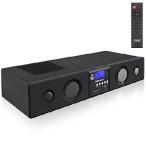 Pyle 3D Surround Bluetooth Soundbar - Sound System Bass Speakers Compatible to TV, USB, SD, FM Radio with 3.5mm AUX Input, Remote Control, For Home T