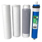 Aquatic Life Reverse Osmosis 10~ Replacement Filter Cartridges Kit (Carbon)