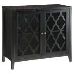 ショッピングis03 ACME Furniture Ceara Cabinet, black, One Size