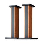 Edifier 4003653 SS02 S2000PRO / S1000DB Speaker Stands Pair - 26.5 Inches - Anti-Vibration Design - Wood Grain (Brown/Black)