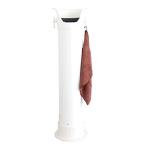 Gliery Knock Box for Espresso Grounds, Commercial Floor Standing Barista Style Absorbent Knockbox with Removable Non-Slip Base, Coffee Grind Collectio