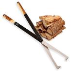 KABIN Fire Tong Log Grabber - Extra Long Firewood Claw Tongs for Fireplace, Outdoor Campfire, Firepit & More 38"
