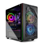 Skytech Gaming Chronos Mini Gaming Computer PC Desktop - Intel Core-i3 10100F 3.6GHz, GTX 1650 4G, 500GB SSD, 8G 3000, RGB Fans, AC WiFi, Windows 10 H