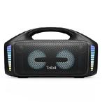Tribit StormBox Blast Portable Speaker: 90W Loud Stereo Sound with XBass, IPX7 Waterproof Bluetooth Speaker with LED Light, PowerBank, Bluetooth 5.3&