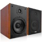 Pyle 5.25 дюймовый Home из дерева книжный шкаф динамик максимальный электроэнергия 200W 1 дюймовый шелк купол высокочастотный динамик . aluminium звуковая катушка пара позолоченный 5 person направление крепление post Raver 