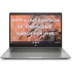 HP Pro C645 Chromebook Enterprise 14” HD WLED (AMD Dual-Core Athlon 3050C, 8GB RAM, 64GB eMMC SSD) Narrow Bezel Business Laptop, B＆O Audio, 2 x USB-
