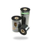 Wolfbarco. транскрипция лента 24 roll ( полный кейс ) 4.33 дюймовый x 1476 футов (110mm x 450m) стандарт черный полимер усиленный воск Zebra GK420D SM4 ZT410 Tec Datamax