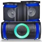 Gemini Sound GSYS-2400 Compact Home Stereo System | 2400W Peak Power | Bluetooth, USB & Analog and Digital Inputs | Multi-Color LED Party Lighting |