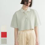 CLANE(クラネ) CROPPED POLO TOPS クロップ