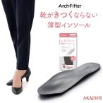 アーチフィッター 靴がきつくならない薄型 インソール 1.5mm厚のハーフサイズで、入れてもきつくない 薄型インソール 姿勢の安定 圧迫軽減 前すべり防止