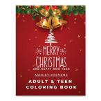 [ иностранная книга ] Рождество . новый год. раскрашенные картинки [ashu Lee * Stephen s] Merry Christmas and Happy New Year Adult &amp; Teen Coloring Book [Ashley Stevens]