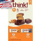 シンクシン ハイプロテインバー バラエティパック 2.1オンス 18本入り Think Thin High Protein Bar, Var お取り寄せ