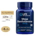 Life Extension メガベンフォチアミン サプリメント 250mg 120粒 ベジタリアンカプセル ライフエクステンション