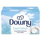 ダウニー 柔軟剤 乾燥機用シート クールコットンの香り 240枚入り Downy Fabric Softener Dryer Sheets お取り寄せ