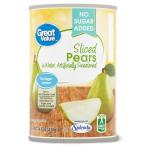 [woru mart бренд ] Great value no-shuga- ломтик груша обыкновенная 411g Great Value No Sugar Added Canned Sliced ваш заказ 