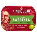  King Oscar желтохвост sling sa- DIN extra балка Gin оливковый масло ..106g King Oscar Brisling Sardines in Extr ваш заказ 