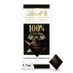 リンツ エクセレンス ダークチョコレート 100%ココア 50g Lindt Excellence, Dark Chocolate, 100% Cocoa 1. お取り寄せ