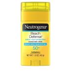 ニュートロジーナ ビーチディフェンス 日焼け止めスティック SPF50+ 顔・体用 42g Neutrogena Beach Defense Sunscreen お取り寄せ