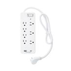  ваш заказ on разветвитель 7.USB USB-C имеется примерно 0.75m белый onn 7-Outlet Surge Protector with 1 US