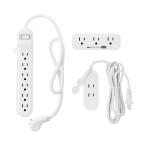  ваш заказ on разветвитель комплект 6.3.2. удлинитель имеется белый onn Surge Protection Multipack with 6-Ou