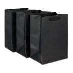  ваш заказ [woru mart бренд ] вес u selection plate подарок сумка примерно 18×25cm черный 3 листов Large Black Gift Bags, 7in