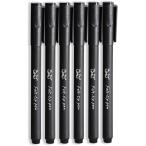  Mr. авторучка чёрный цвет авторучка 0.7mm 6 шт. входит .Mr. Pen- Pens, Felt Tip Pens, Black Pens, Pack o ваш заказ 