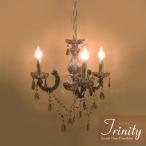 シーリングライト シャンデリア ランプ 天井照明 ブラック 3灯 クリスタルガラス LED対応 E12 吊照明 照明器具 照明 シーリング 玄関照明 リビング照明