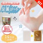 翌朝スッキリ 漢方足裏シート 28枚(14回分) 日本製 木酢末・竹酢末 足裏健康法 足裏シート 遠赤外線 足裏 樹液シート 漢方シート