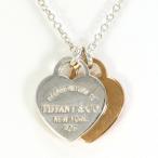 ショッピングティファニー ティファニー TIFFANY&Co. ネックレス シルバー925 K18PG 総重量約3.4g 約45cm