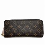 ルイヴィトン Louis Vuitton モノグラム ポルトフォイユ クレマンス M61298 ラウンドファスナー 長財布 レディース 中古