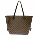 ショッピングダミエ ルイヴィトン Louis Vuitton ダミエ ネヴァーフルMM N51105 バッグ トートバッグ レディース 中古