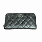 シャネル CHANEL マトラッセ チェーンミー A800003 長財布 レディース 中古