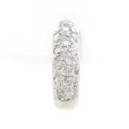 ピアス PT900 プラチナ (片耳) ダイヤ 0.15 総重量約2.2g