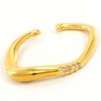 4*C серебряный YG металлизированный ушные каффы ( одна сторона уголок ) diamond полная масса примерно 2.8g