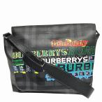 バーバリー Burberry ロゴプリント バッグ ショルダーバッグ メッセンジャーバッグ ユニセックス 中古