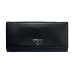 プラダ PRADA レザー 2つ折り財布 長財布 レディース 中古